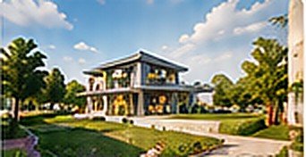 Two-storey house with garden lawn, Vaastu home consultation